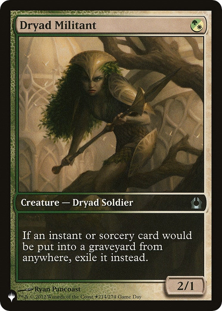 Dryad Militant (214/274) (The List Reprints)