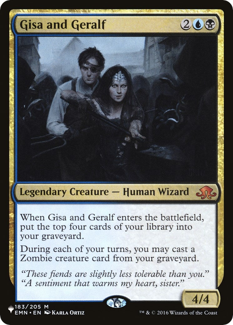 Gisa and Geralf (183/205) (The List Reprints)