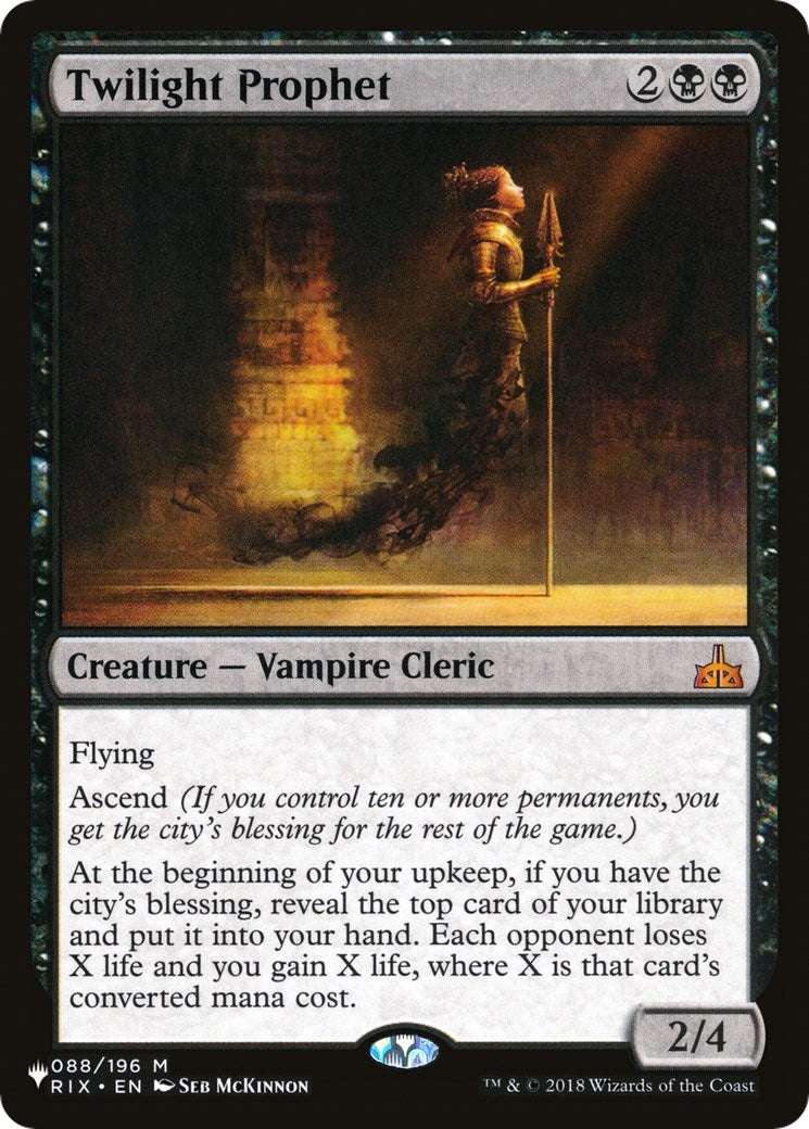 Image for Twilight Prophet (088/196) - Magic: The Gathering