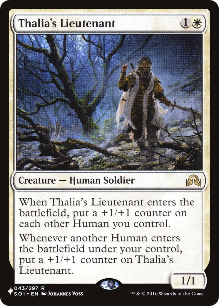 Thalia's Lieutenant (043/297) (The List Reprints)