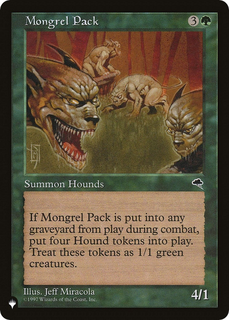 Mongrel Pack (The List Reprints)