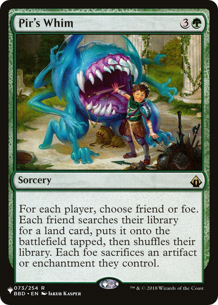 Pir's Whim (073/254) (The List Reprints)
