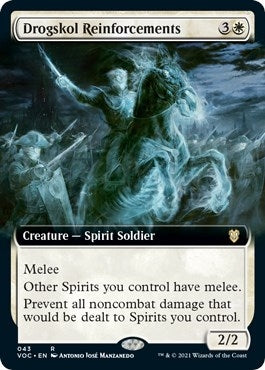 Drogskol Reinforcements (Extended Art) (43) (Commander: Innistrad: Crimson Vow)