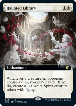 Haunted Library (Extended Art) (44) (Commander: Innistrad: Crimson Vow)