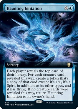Haunting Imitation (Extended Art) (51) (Commander: Innistrad: Crimson Vow)