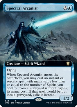 Spectral Arcanist (Extended Art) (53) (Commander: Innistrad: Crimson Vow)