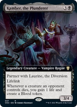 Kamber, the Plunderer (Extended Art) (57) (Commander: Innistrad: Crimson Vow)
