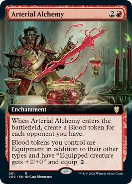 Arterial Alchemy (Extended Art) (61) (Commander: Innistrad: Crimson Vow)
