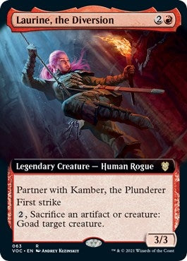 Laurine, the Diversion (Extended Art) (63) (Commander: Innistrad: Crimson Vow)
