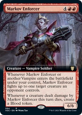 Markov Enforcer (Extended Art) (64) (Commander: Innistrad: Crimson Vow)