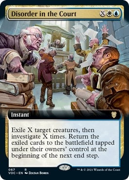 Disorder in the Court (Extended Art) (67) (Commander: Innistrad: Crimson Vow)