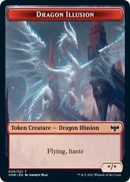 Dragon Illusion Token (9) (Innistrad: Crimson Vow)