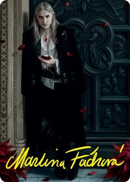 Sorin the Mirthless (1/81) Art Card (Gold-Stamped Signature) (1) (Art Series: Innistrad: Crimson Vow)