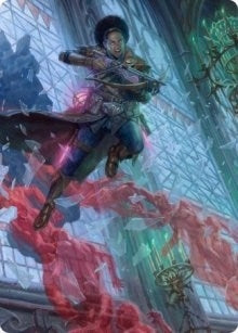 Kaya, Geist Hunter Art Card (3) (Art Series: Innistrad: Crimson Vow)