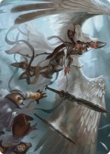 Angelic Quartermaster Art Card (5) (Art Series: Innistrad: Crimson Vow)