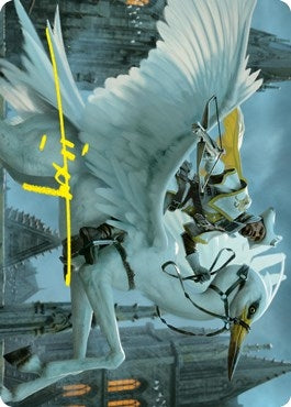 Gryff Rider Art Card (Gold-Stamped Signature) (10) (Art Series: Innistrad: Crimson Vow)
