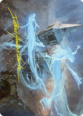 Hallowed Haunting Art Card (Gold-Stamped Signature) (12) (Art Series: Innistrad: Crimson Vow)