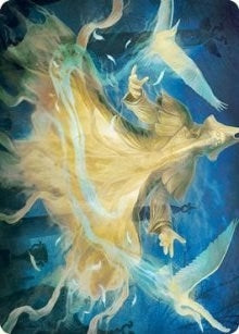 Heron-Blessed Geist Art Card (13) (Art Series: Innistrad: Crimson Vow)