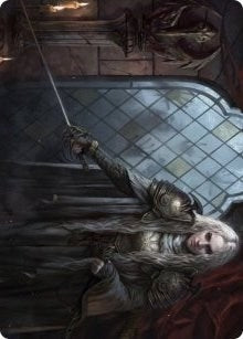 Thalia, Guardian of Thraben Art Card (18) (Art Series: Innistrad: Crimson Vow)