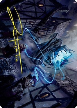 Dreamshackle Geist Art Card (Gold-Stamped Signature) (22) (Art Series: Innistrad: Crimson Vow)