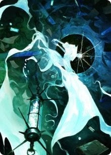 Thirst for Discovery Art Card (25) (Art Series: Innistrad: Crimson Vow)