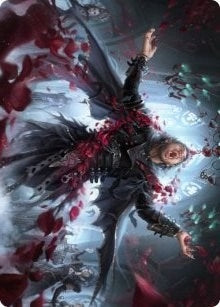 Bloodsoaked Reveler Art Card (29) (Art Series: Innistrad: Crimson Vow)
