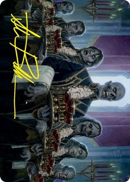 Dying to Serve Art Card (Gold-Stamped Signature) (32) (Art Series: Innistrad: Crimson Vow)