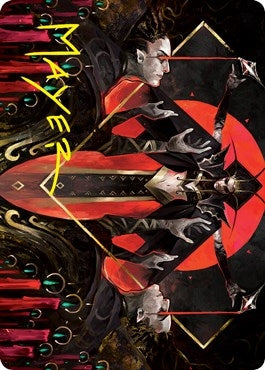 Gift of Fangs Art Card (Gold-Stamped Signature) (34) (Art Series: Innistrad: Crimson Vow)