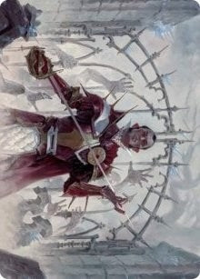 Cemetery Gatekeeper Art Card (39) (Art Series: Innistrad: Crimson Vow)