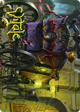 Honeymoon Hearse Art Card (Gold-Stamped Signature) (45) (Art Series: Innistrad: Crimson Vow)