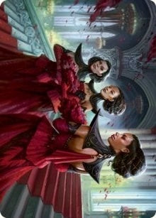 Olivia's Attendants Art Card (47) (Art Series: Innistrad: Crimson Vow)