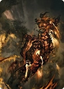 Pyre Spawn Art Card (48) (Art Series: Innistrad: Crimson Vow)
