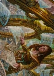 Cartographer's Survey Art Card (51) (Art Series: Innistrad: Crimson Vow)