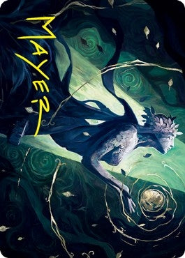 Nature's Embrace Art Card (Gold-Stamped Signature) (52) (Art Series: Innistrad: Crimson Vow)