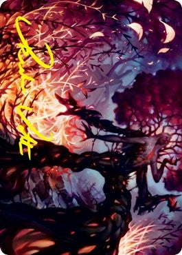 Splendid Reclamation Art Card (Gold-Stamped Signature) (55) (Art Series: Innistrad: Crimson Vow)