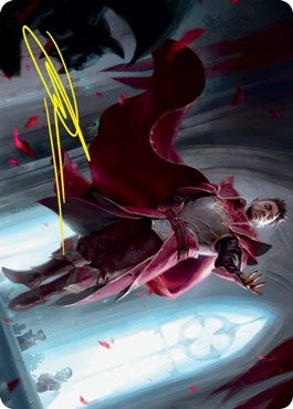 Markov Waltzer Art Card (Gold-Stamped Signature) (63) (Art Series: Innistrad: Crimson Vow)