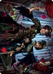Falkenrath Celebrants (73/81) Art Card (73) (Art Series: Innistrad: Crimson Vow)