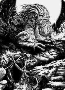 Grolnok, the Omnivore Art Card (77) (Art Series: Innistrad: Crimson Vow)