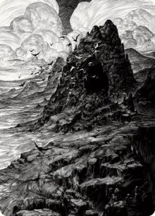Mountain Art Card (80) (Art Series: Innistrad: Crimson Vow)