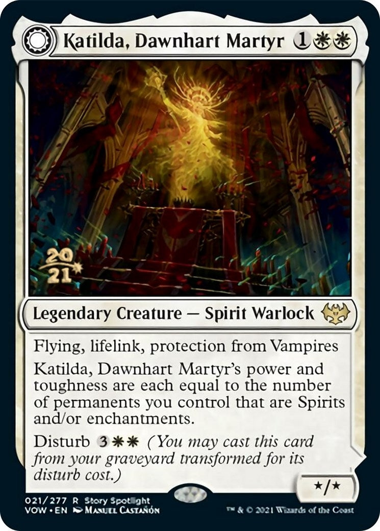 Katilda, Dawnhart Martyr (21) (Prerelease Cards)