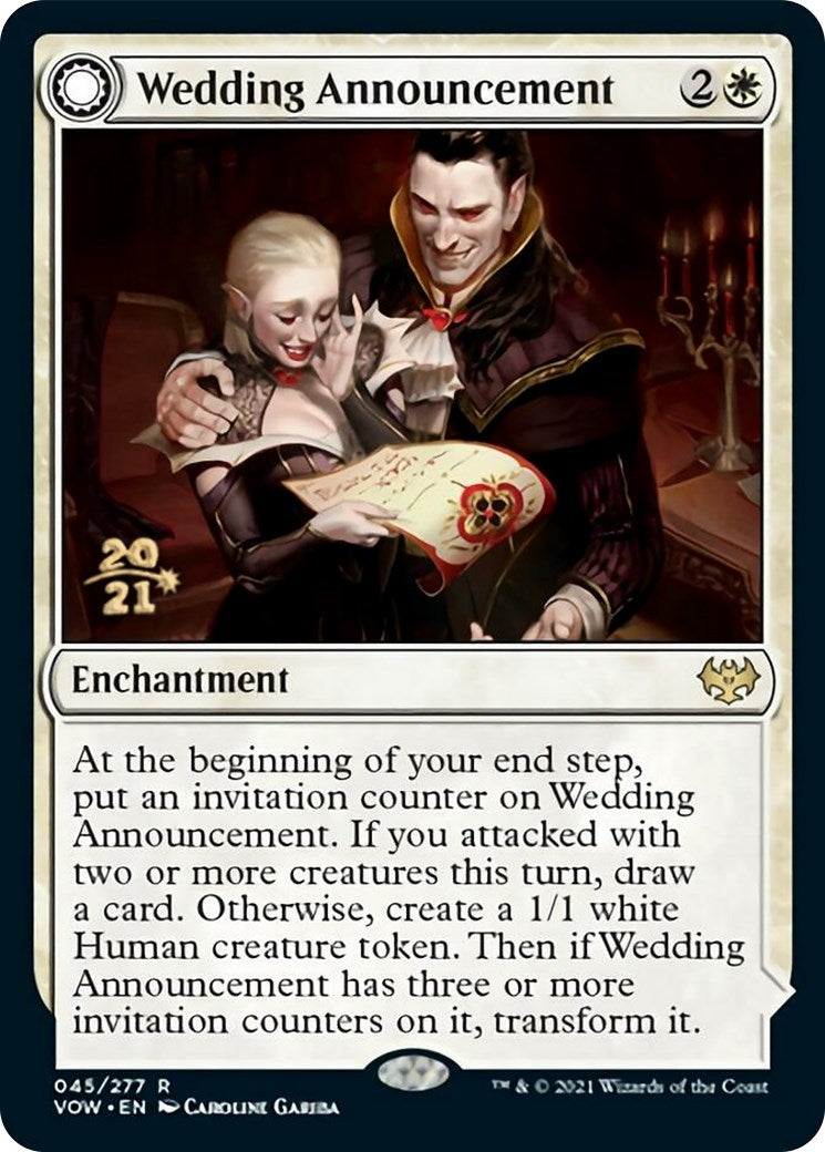 Image for Wedding Announcement (45) - Magic: The Gathering