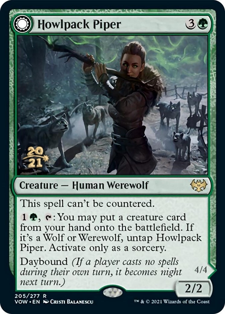 Howlpack Piper (205) (Prerelease Cards)