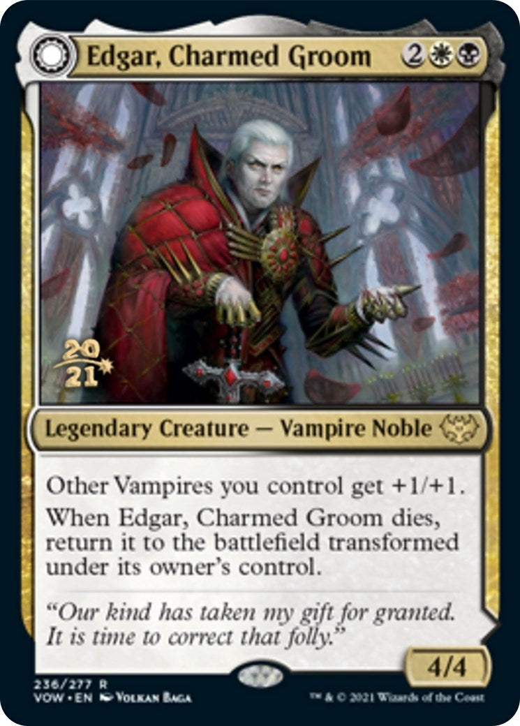 Edgar, Charmed Groom (236) (Prerelease Cards)