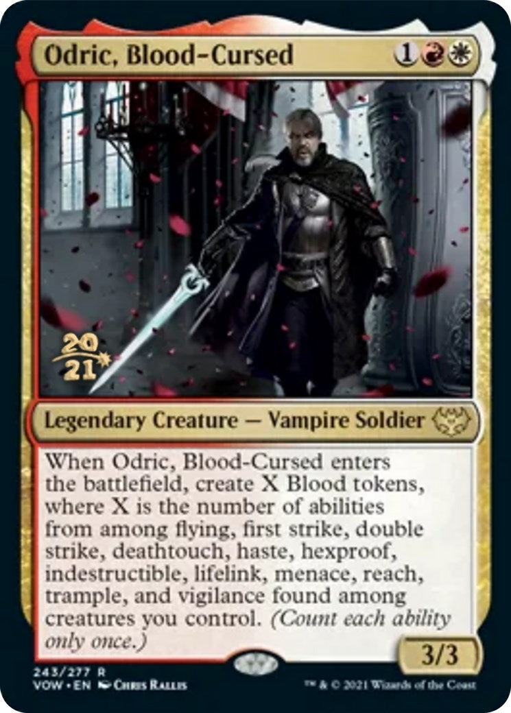 Odric, Blood-Cursed (243) (Prerelease Cards)