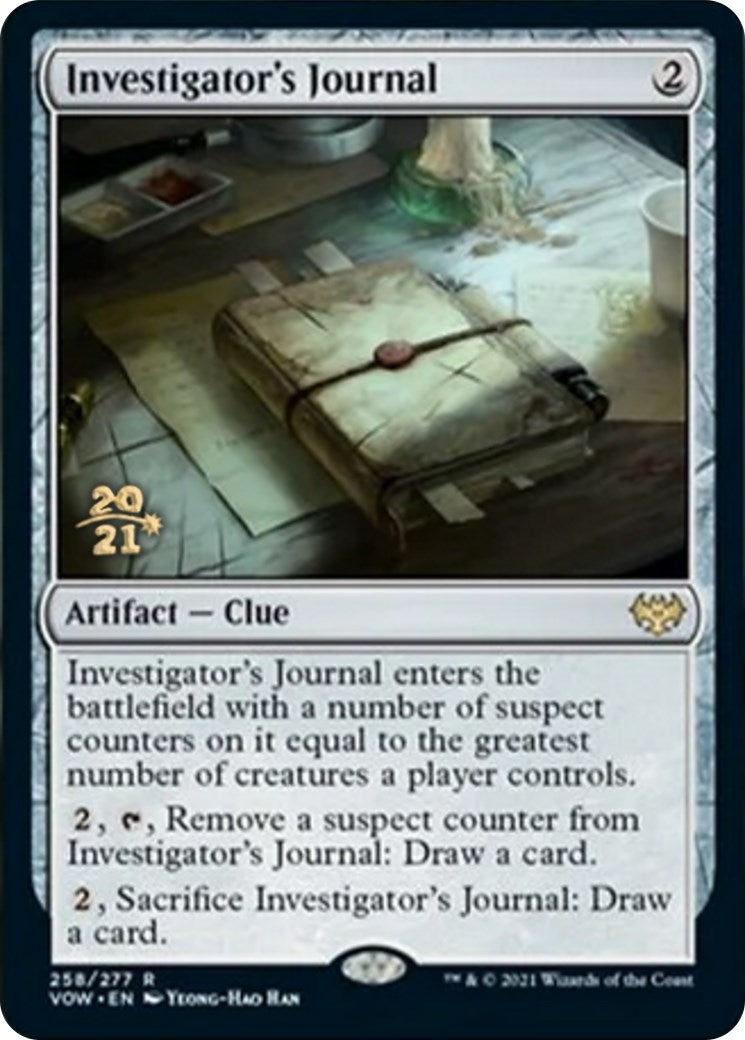 Investigator's Journal (258) (Prerelease Cards)