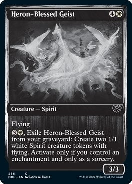 Heron-Blessed Geist (286) (Innistrad: Double Feature)