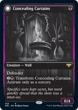 Concealing Curtains (368) (Innistrad: Double Feature)