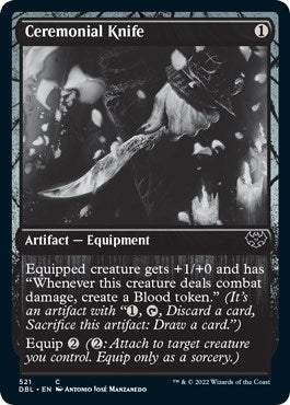 Ceremonial Knife (521) (Innistrad: Double Feature)