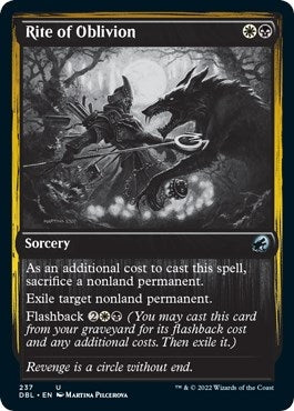 Rite of Oblivion (237) (Innistrad: Double Feature)