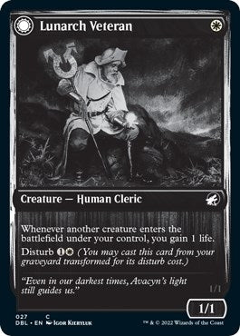 Lunarch Veteran (27) (Innistrad: Double Feature)